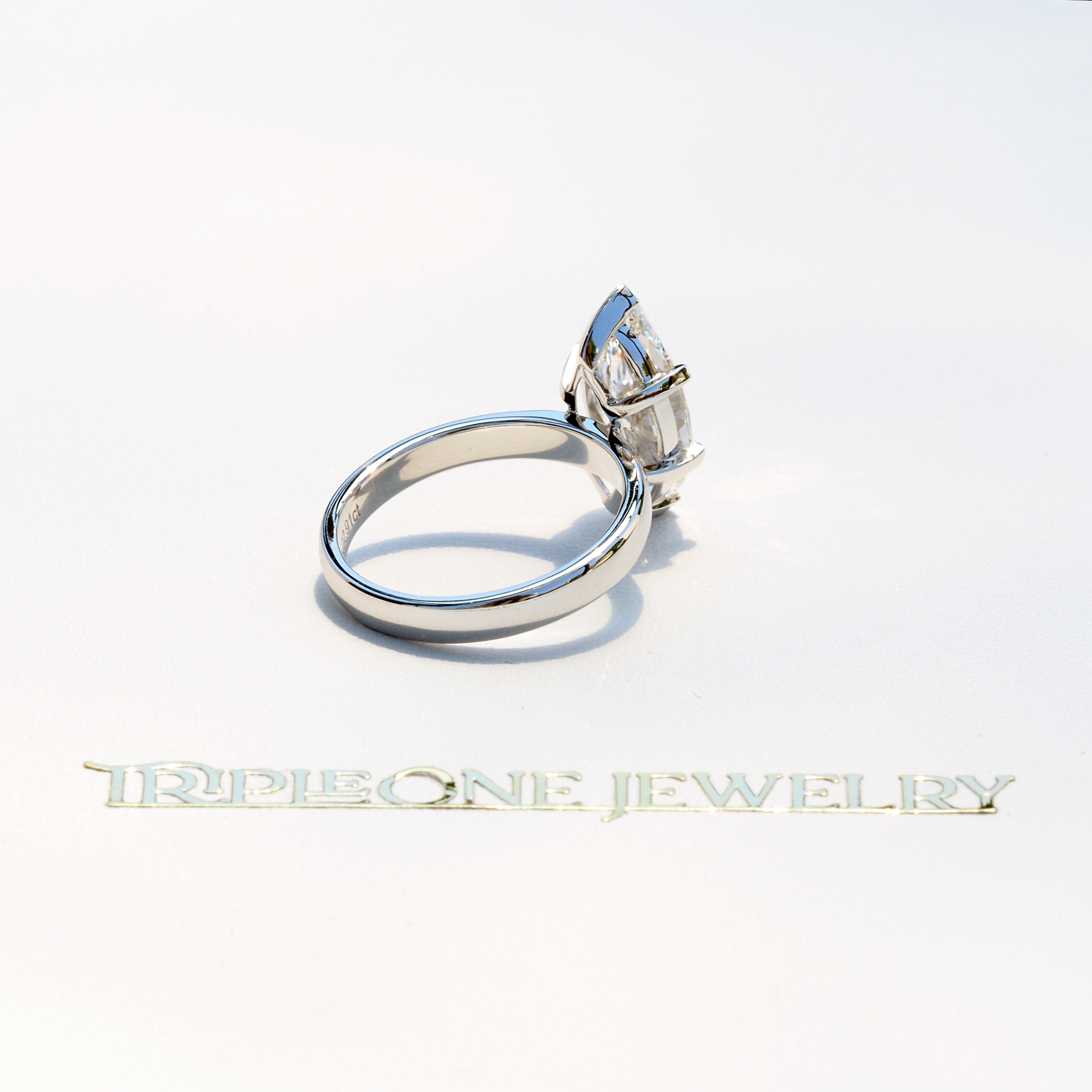 B2B Custom Order: 3ct Marquise Lab-grown Diamond Ring