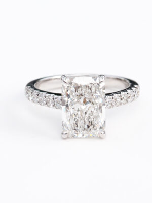 3ct Emerald cut Lab Diamond Ring - Your Custom Design for High-End Clients