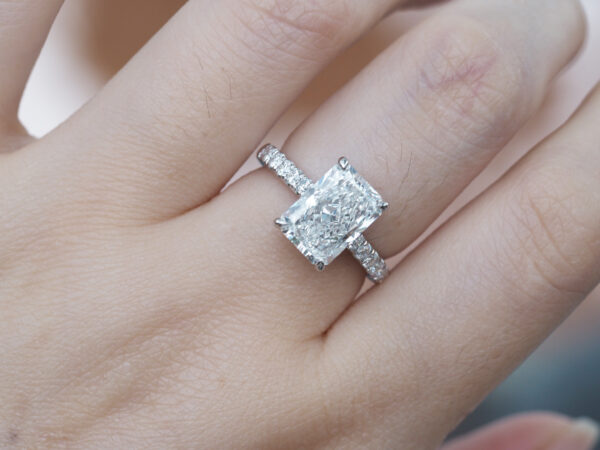 3ct Emerald cut Lab Diamond Ring - Your Custom Design for High-End Clients
