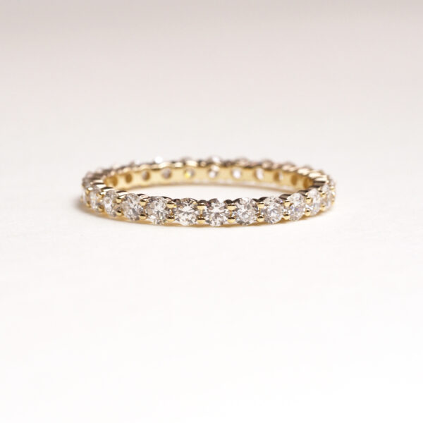 Customizable Diamond Eternity Band - Match Your Engagement Rings