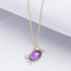 Custom Crab Pendant with Amethyst - Bespoke Jewelry Design for Retailers