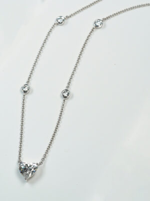 3CT Lab Grown Heart Diamond Pendant - Custom Made for Jewelry Brands & Retailers