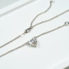 3CT Lab Grown Heart Diamond Pendant - Custom Made for Jewelry Brands & Retailers