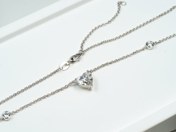 3CT Lab Grown Heart Diamond Pendant - Custom Made for Jewelry Brands & Retailers