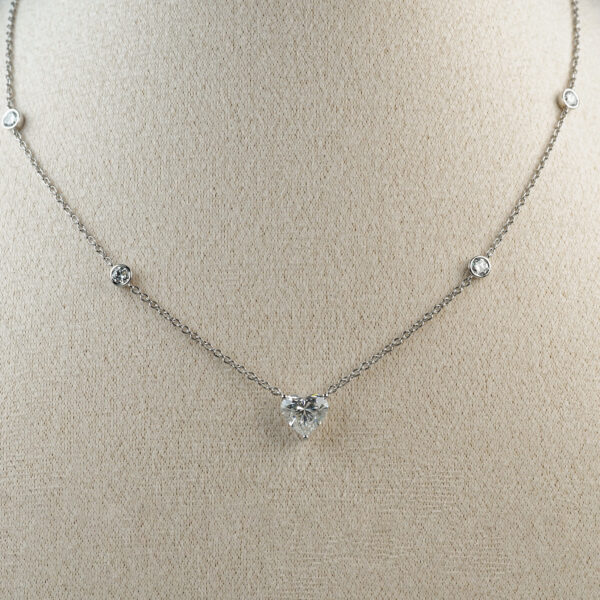 3CT Lab Grown Heart Diamond Pendant - Custom Made for Jewelry Brands & Retailers