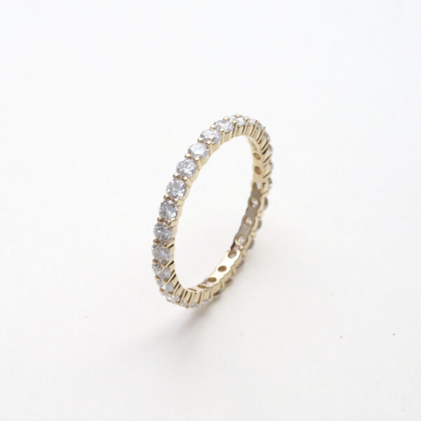 Customizable Diamond Eternity Band - Match Your Engagement Rings