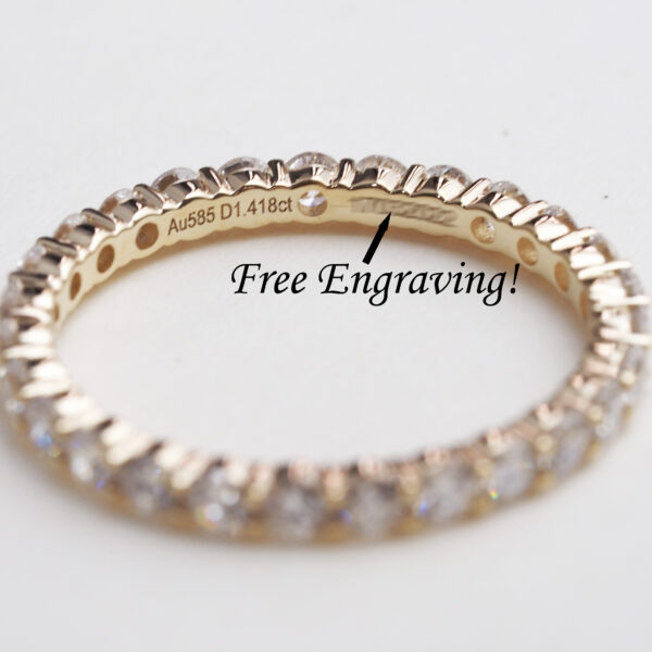 Customizable Diamond Eternity Band - Match Your Engagement Rings
