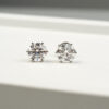Custom 0.6 Carat Lab Diamond Stud Earrings - Six-Prong Setting for Jewelry Retailers