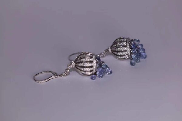 Luxury Customizable Earrings for Wholesale - OEM/ODM Gemstone & Metal Selection