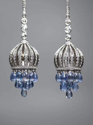 Luxury Customizable Earrings for Wholesale - OEM/ODM Gemstone & Metal Selection