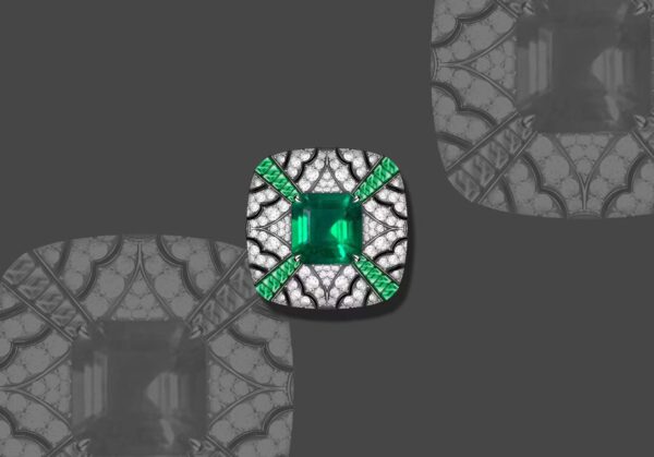 Luxury Emerald Ring Designs for Wholesale - Full Customization from Concept to Creation