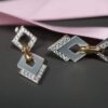 Custom Diamond & Mother-of-Pearl Earrings - Bespoke Luxury Jewelry for Brands