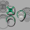 Luxury Emerald Ring Designs for Wholesale - Full Customization from Concept to Creation