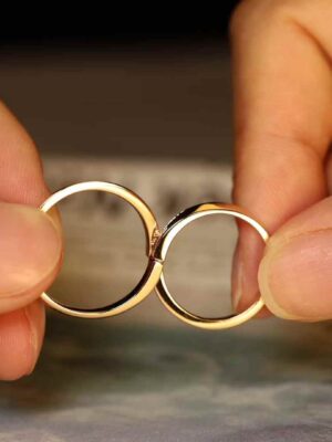 Fully Customizable His & Hers Wedding Rings | Design Your Own Matching Bands | Free CAD Service