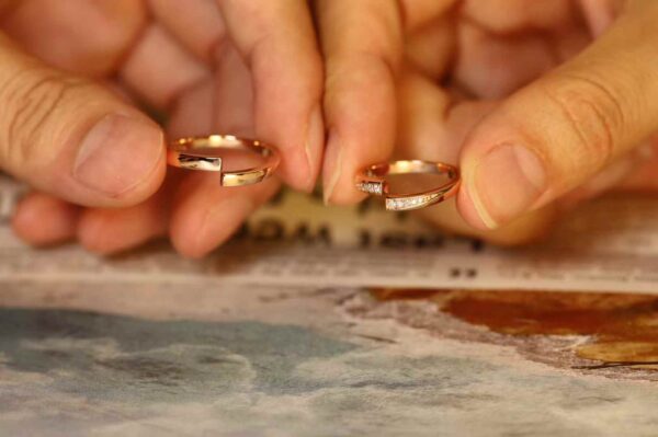 Fully Customizable His & Hers Wedding Rings | Design Your Own Matching Bands | Free CAD Service