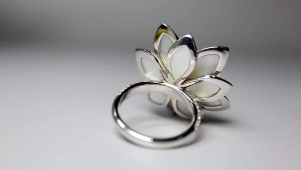 Exquisite Ruby MOP Ring Manufacturing - OEM/ODM Custom Gemstone & Metal Selection