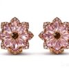 Ready to sell Petals Collection – Lab-Grown Diamond & Gemstone Stud Earrings